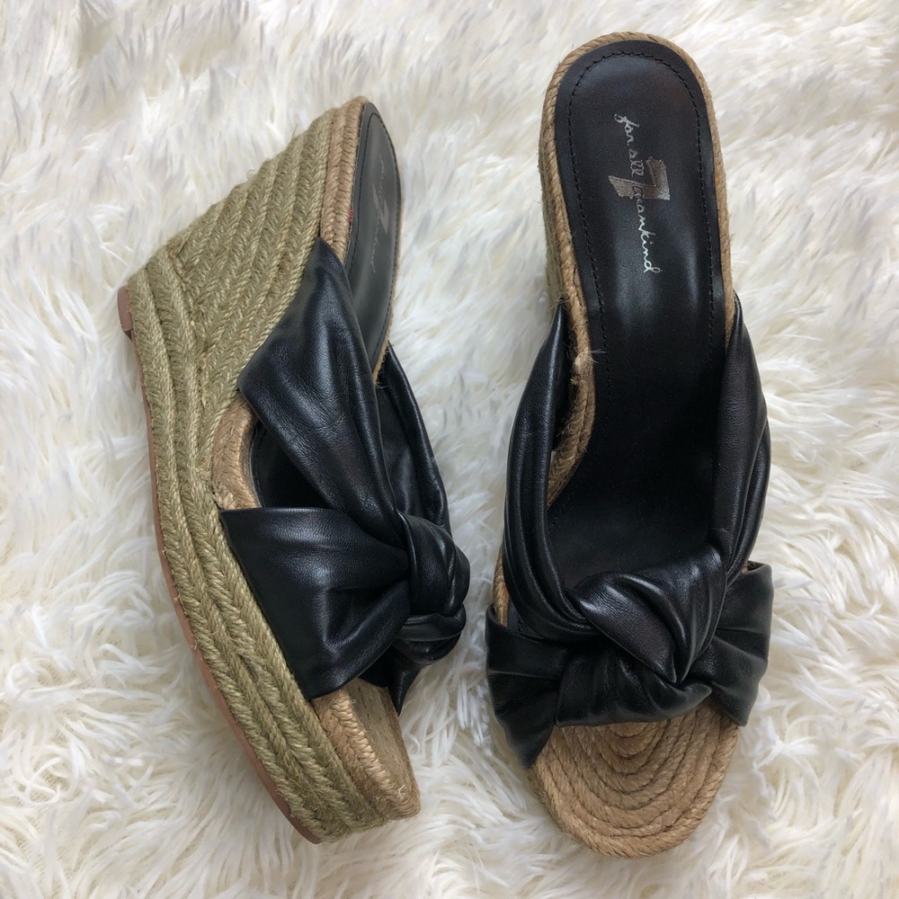 7 for all mankind • Wedges • Black • Size 8